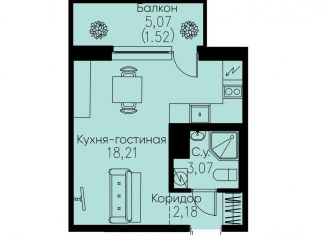 Продажа квартиры студии, 25 м2, Кудрово, проспект Строителей, 3, ЖК Айди Кудрово
