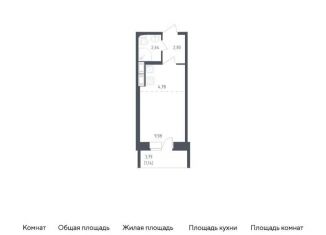 Продаю квартиру студию, 21.3 м2, Колпино, жилой комплекс Новое Колпино, к32