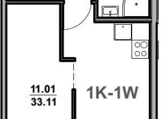 Продажа 1-комнатной квартиры, 34 м2, Санкт-Петербург, метро Балтийская, площадь Балтийского Вокзала, 1