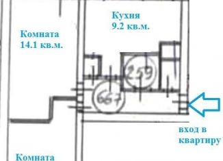 Двухкомнатная квартира на продажу, 49.9 м2, посёлок Войскорово, посёлок Войскорово, 2