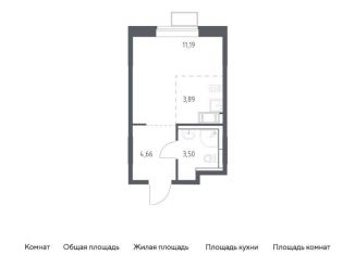 Продается квартира студия, 23.2 м2, поселение Рязановское