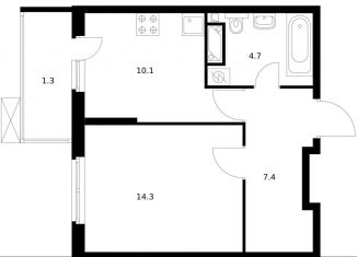 Продается 1-комнатная квартира, 37.8 м2, Москва, Муравская улица, 44к2, метро Пятницкое шоссе