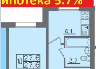 Продаю однокомнатную квартиру, 27 м2, Иркутск, Октябрьский округ