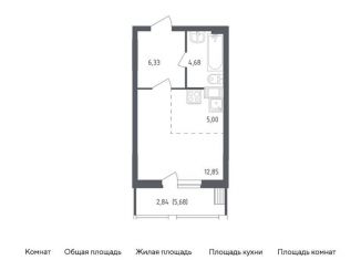 Продам квартиру студию, 31.7 м2, Московская область, жилой комплекс Егорово Парк, к3