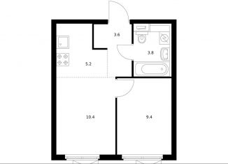 Продам 2-комнатную квартиру, 32.4 м2, Котельники, ЖК Белая Дача Парк