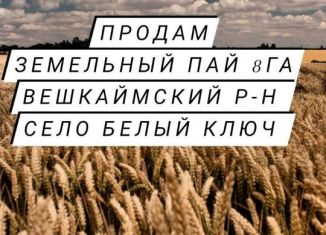 Продается земельный участок, 800 сот., село Белый Ключ