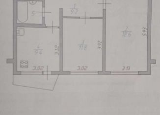 Двухкомнатная квартира на продажу, 53 м2, Кузнецк, Минская улица