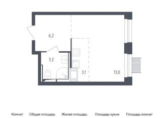 Продается квартира студия, 25.5 м2, Мытищи, ЖК Мытищи Парк, жилой комплекс Мытищи Парк, к4.2