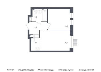 Продаю 1-комнатную квартиру, 35.5 м2, Мытищи, жилой комплекс Мытищи Парк, к4.2