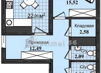 Продается 2-комнатная квартира, 78 м2, Оренбург, улица Ильи Глазунова, 18, Ленинский район