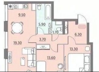 Продажа 3-комнатной квартиры, 80.2 м2, Москва, набережная Марка Шагала, 11к1, ЮАО