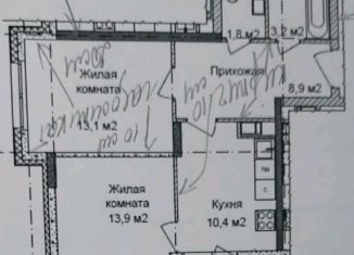 Сдаю двухкомнатную квартиру, 50 м2, Нижегородская область, улица Академика Сахарова, 97к1