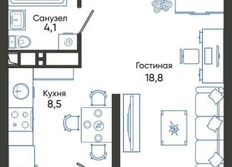 Продажа квартиры студии, 32.4 м2, Краснодарский край