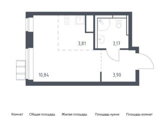 Продажа квартиры студии, 21.7 м2, поселение Рязановское, ЖК Алхимово