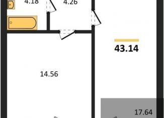 Продается 1-ком. квартира, 43.1 м2, Воронежская область, улица 9 Января, 68Л