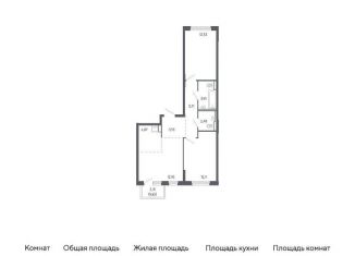 Продам 2-комнатную квартиру, 59 м2, Тюменская область