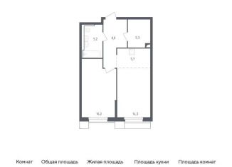 1-ком. квартира на продажу, 54.7 м2, Красногорск, жилой комплекс Спутник, 23