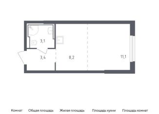 Продажа квартиры студии, 25.8 м2, Красногорск, жилой комплекс Спутник, 24