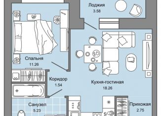 Продам двухкомнатную квартиру, 41 м2, Кировская область