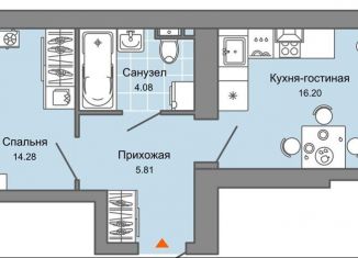 Продаю двухкомнатную квартиру, 40 м2, Кировская область