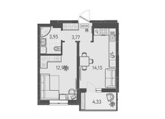 Продается 1-комнатная квартира, 37 м2, Краснодарский край