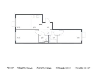 Продажа двухкомнатной квартиры, 59.7 м2, Московская область, жилой комплекс Горки Парк, 6.1