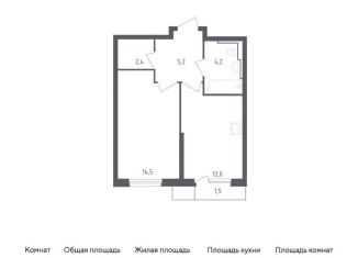Продам однокомнатную квартиру, 39.8 м2, Красногорск, жилой комплекс Спутник, 23