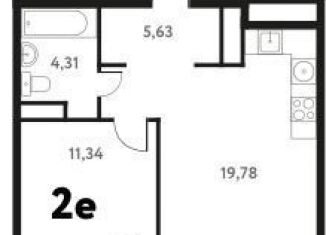 Продаю 1-комнатную квартиру, 40.5 м2, Московская область, Школьная улица, 28к1