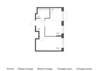 Продаю однокомнатную квартиру, 37 м2, Москва, жилой комплекс Квартал Домашний, 1, район Марьино