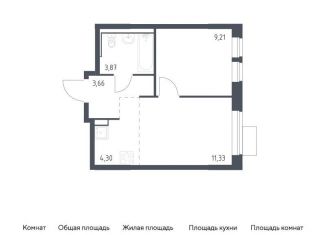 Продам 1-комнатную квартиру, 32.4 м2, Москва, САО