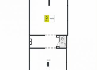 Продается офис, 102.43 м2, посёлок Берёзовый, улица имени Профессора Малигонова, 1