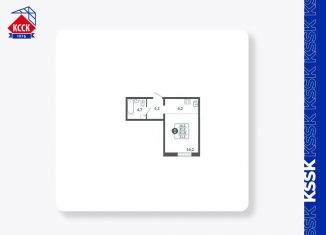 Продажа однокомнатной квартиры, 31.3 м2, Киров, улица Анжелия Михеева, 5