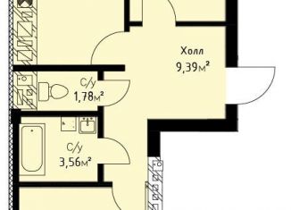 Продается двухкомнатная квартира, 56.8 м2, Калининградская область