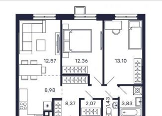 Продажа 2-комнатной квартиры, 62.7 м2, Красногорск, ЖК Тетрис