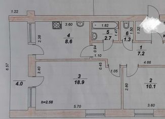 Продажа 2-комнатной квартиры, 48.8 м2, Октябрьск, улица Декабристов, 8