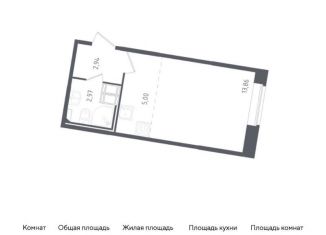 Продажа квартиры студии, 24.8 м2, Санкт-Петербург, Гудиловская улица, 6к1