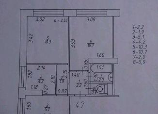 Продается двухкомнатная квартира, 37.3 м2, Вязьма, улица Строителей, 16А