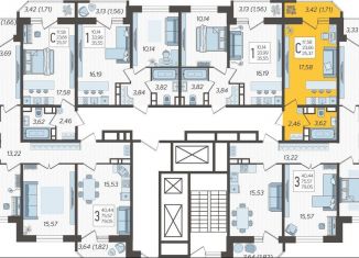 Продажа квартиры студии, 25.4 м2, Краснодар, Уральская улица, 87/7, микрорайон КСК