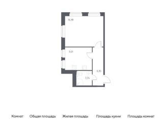 1-комнатная квартира на продажу, 35.4 м2, Санкт-Петербург