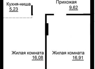 Продажа 2-ком. квартиры, 59.9 м2, деревня Высоково, жилой комплекс Малая Истра, 24