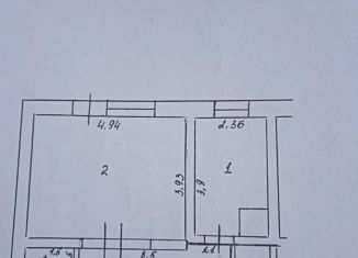 Однокомнатная квартира на продажу, 39.4 м2, село Усть-Цильма, улица Новый Квартал, 34