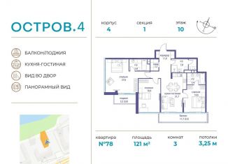 Продаю трехкомнатную квартиру, 121 м2, Москва, метро Мнёвники