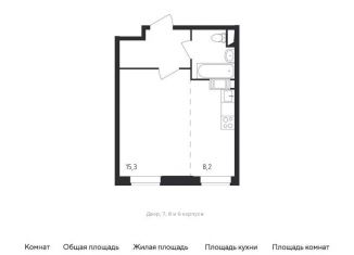 Однокомнатная квартира на продажу, 32.1 м2, Москва, район Некрасовка, улица Маресьева, 6к2