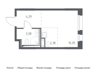 Квартира на продажу студия, 20.8 м2, Мурино, жилой комплекс Новые Лаврики, 1.1