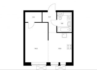 Продаю 1-комнатную квартиру, 34.2 м2, Москва, жилой комплекс Лосиноостровский Парк, к2/1, ЖК Лосиноостровский Парк