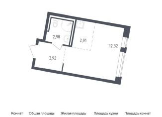 Продам квартиру студию, 22.1 м2, село Лайково