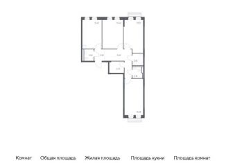 Продажа трехкомнатной квартиры, 78.5 м2, село Лайково