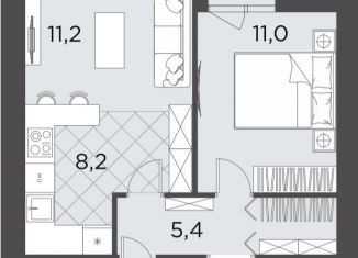 Продам 2-ком. квартиру, 43.1 м2, Волгоград, Советский район