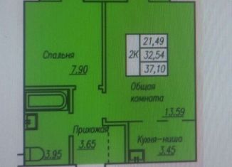 Продаю 2-комнатную квартиру, 37.1 м2, Барнаул, Ленинский район