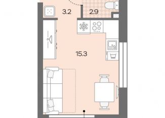 Продам квартиру студию, 21.4 м2, Москва, район Солнцево